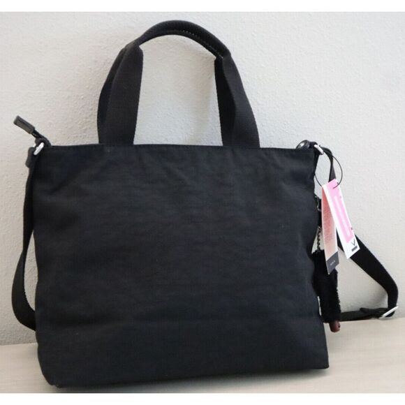 Kipling KIA2L1-0DH Women's Black Tonal Nylon Crossbody/Satchel Bag - Picture 2 of 10